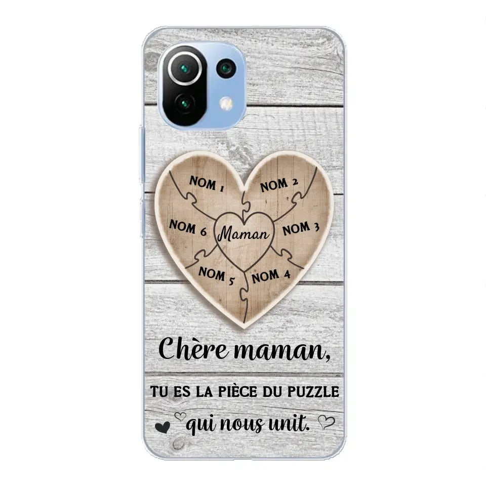 Pièce de puzzle - Coque de téléphone personnalisée