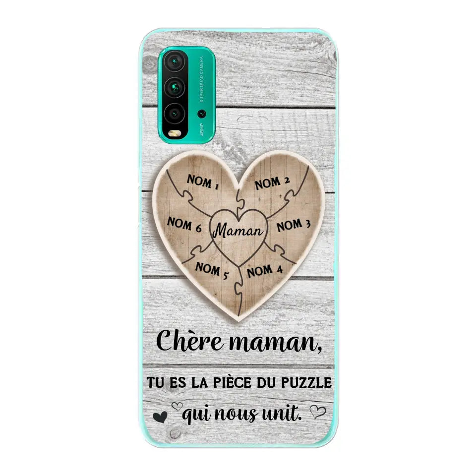 Pièce de puzzle - Coque de téléphone personnalisée