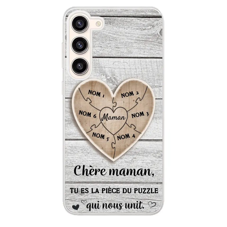 Pièce de puzzle - Coque de téléphone personnalisée