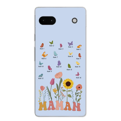 Prairie et papillons - Coque de téléphone personnalisée
