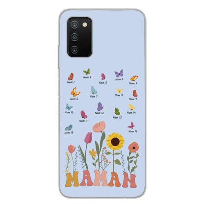 Prairie et papillons - Coque de téléphone personnalisée