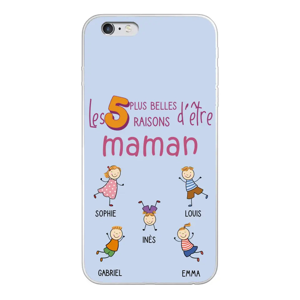 Les plus belles raisons - Coque téléphone personnalisée
