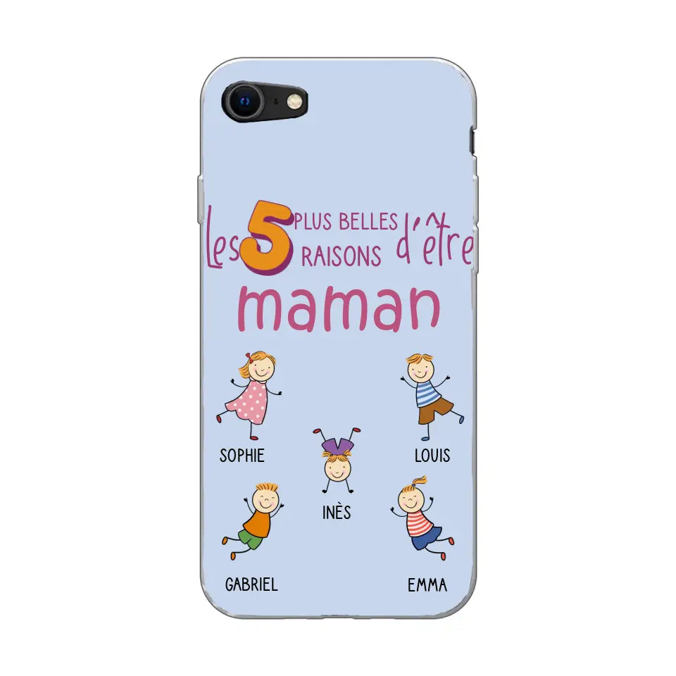 Les plus belles raisons - Coque téléphone personnalisée