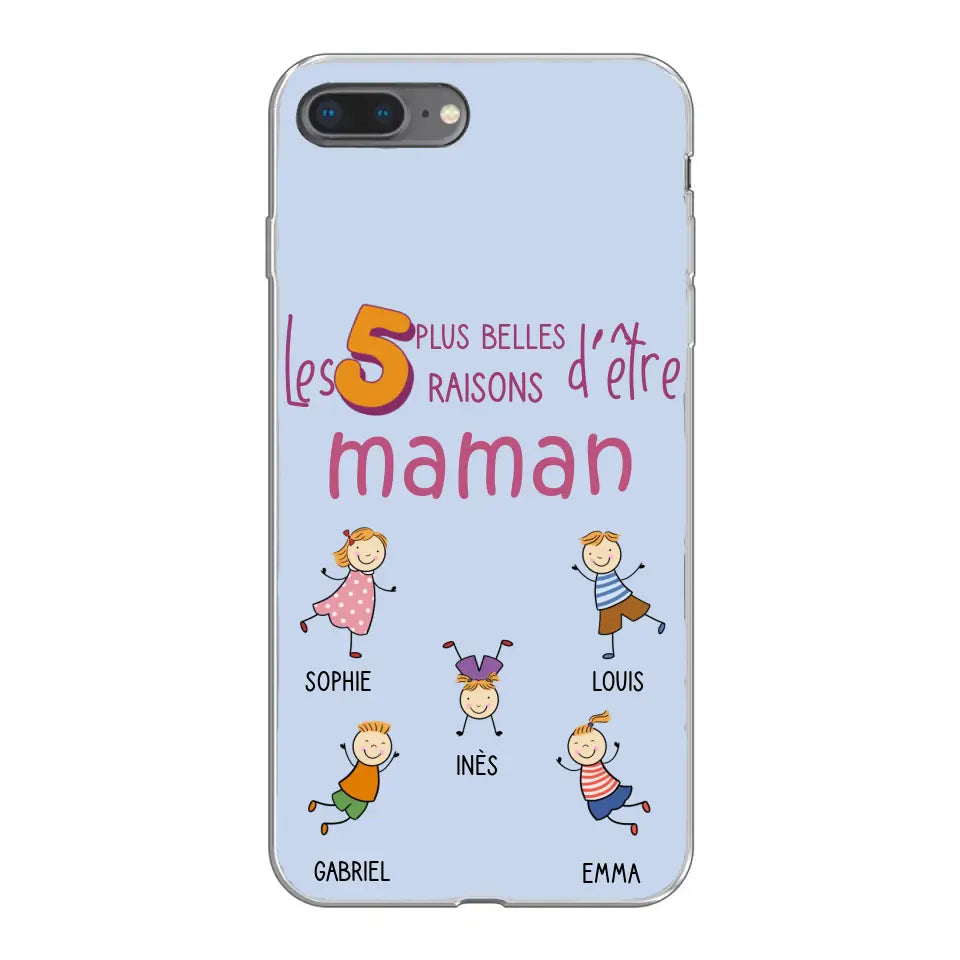Les plus belles raisons - Coque téléphone personnalisée