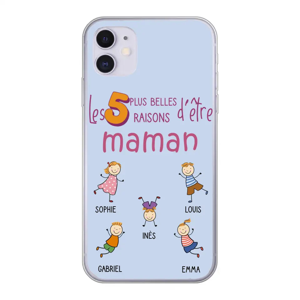 Les plus belles raisons - Coque téléphone personnalisée