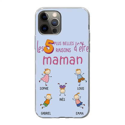Les plus belles raisons - Coque téléphone personnalisée