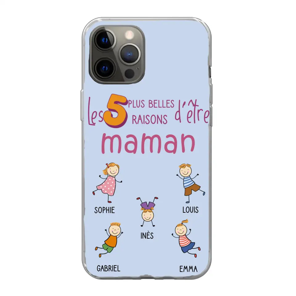 Les plus belles raisons - Coque téléphone personnalisée