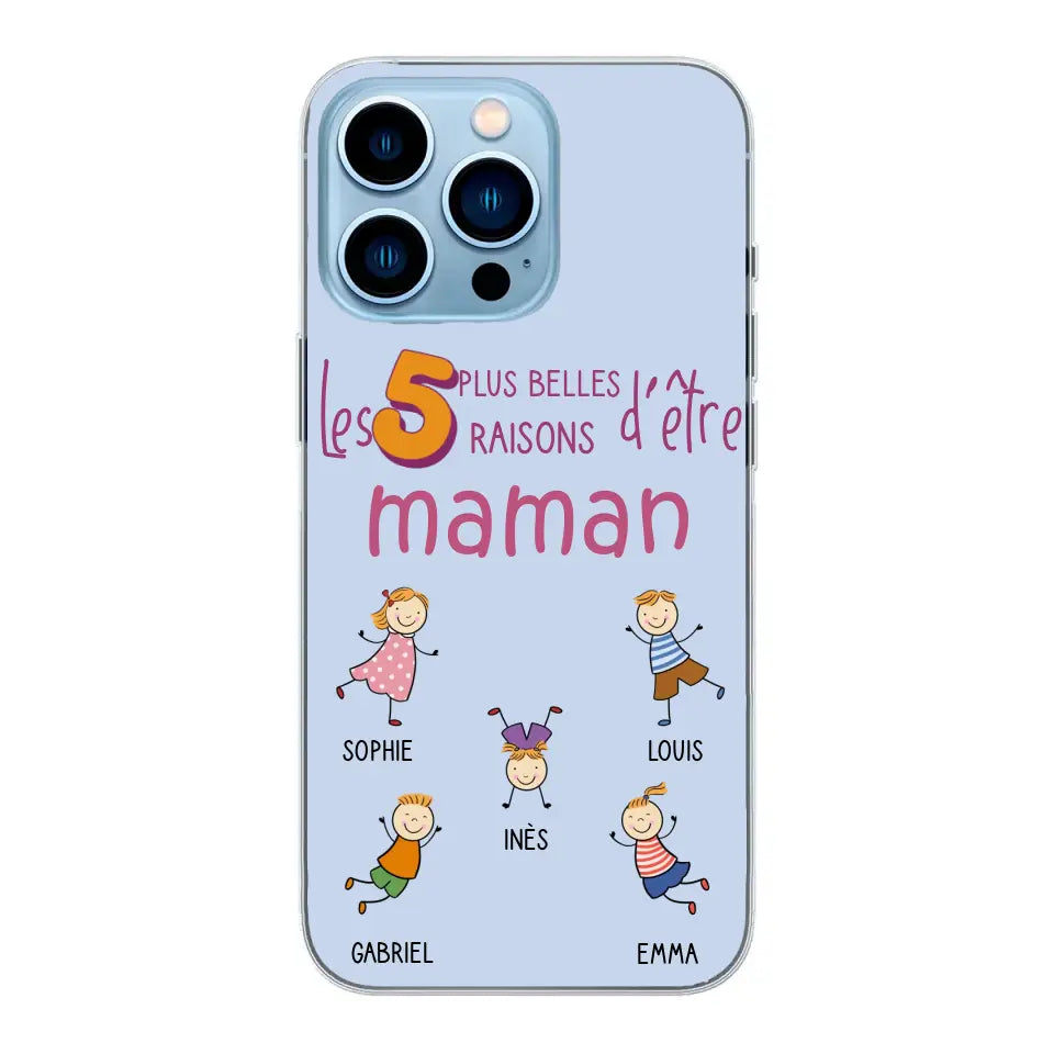 Les plus belles raisons - Coque téléphone personnalisée