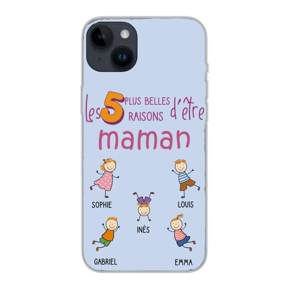 Les plus belles raisons - Coque téléphone personnalisée