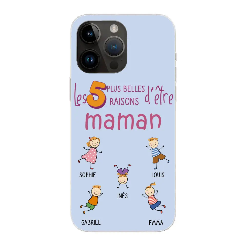 Les plus belles raisons - Coque téléphone personnalisée