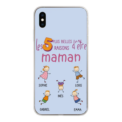 Les plus belles raisons - Coque téléphone personnalisée