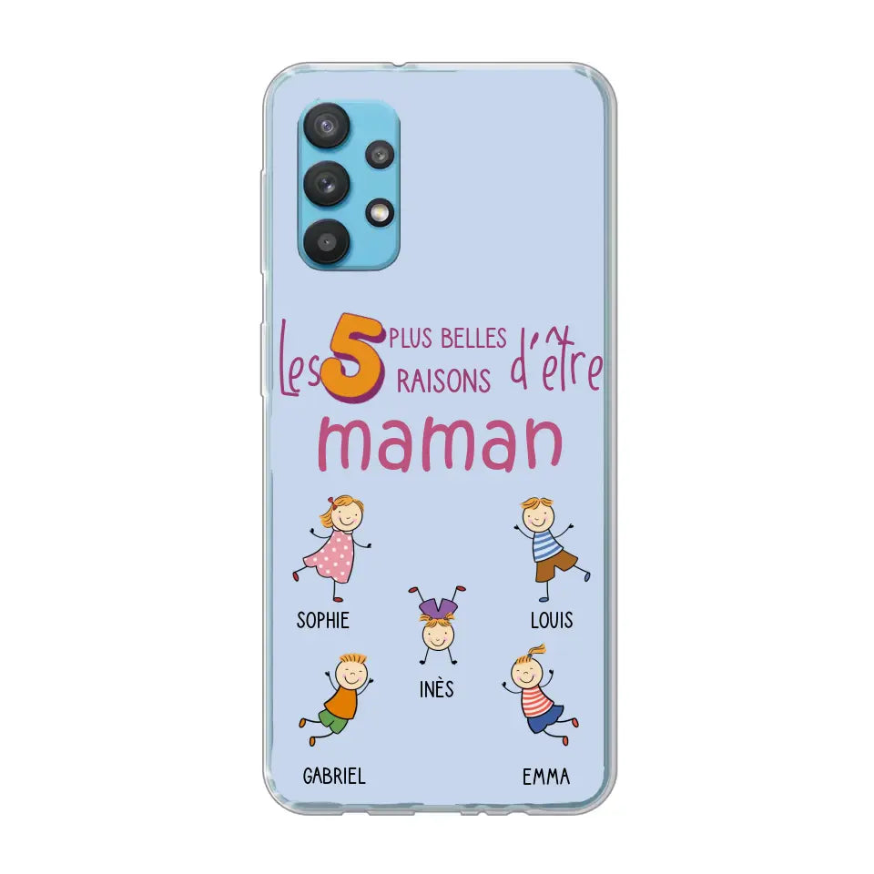 Les plus belles raisons - Coque téléphone personnalisée