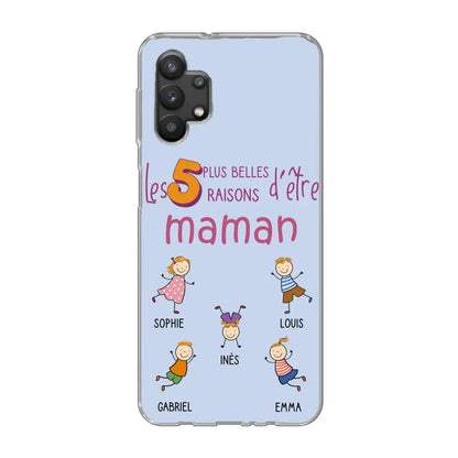 Les plus belles raisons - Coque téléphone personnalisée