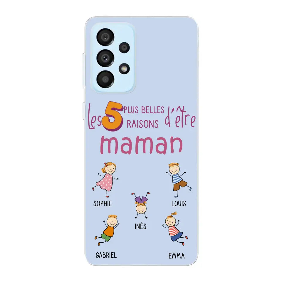 Les plus belles raisons - Coque téléphone personnalisée