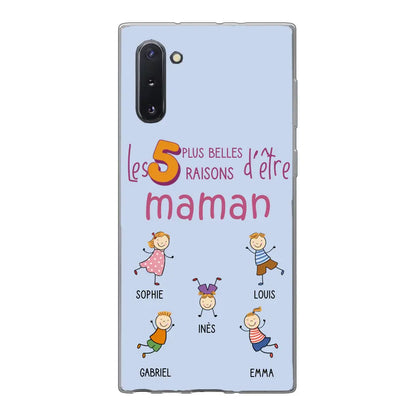 Les plus belles raisons - Coque téléphone personnalisée
