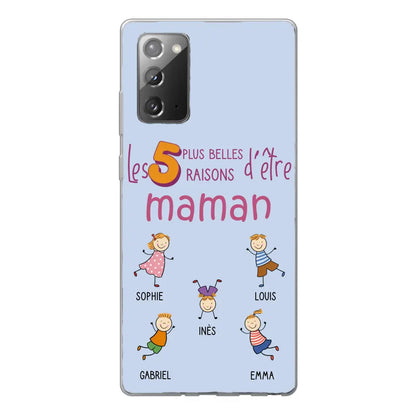 Les plus belles raisons - Coque téléphone personnalisée