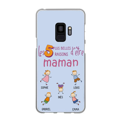 Les plus belles raisons - Coque téléphone personnalisée
