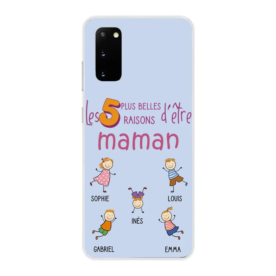 Les plus belles raisons - Coque téléphone personnalisée