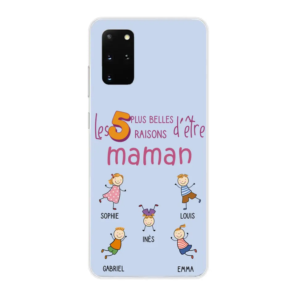 Les plus belles raisons - Coque téléphone personnalisée