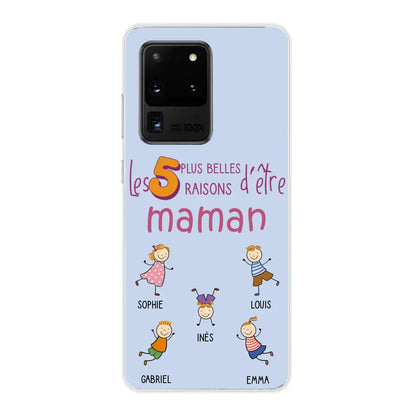 Les plus belles raisons - Coque téléphone personnalisée