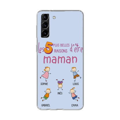 Les plus belles raisons - Coque téléphone personnalisée
