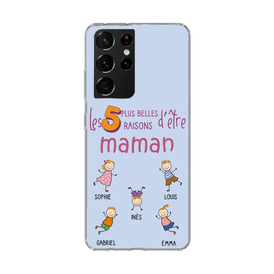 Les plus belles raisons - Coque téléphone personnalisée