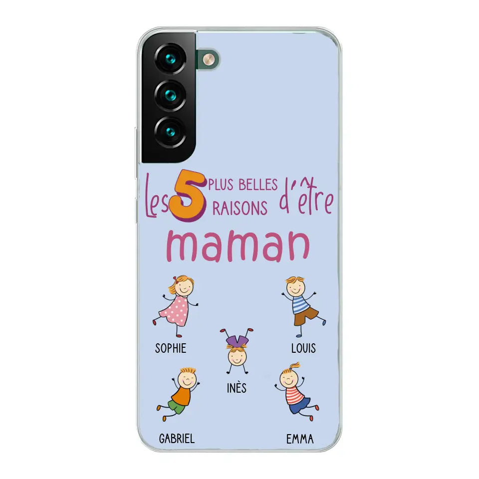 Les plus belles raisons - Coque téléphone personnalisée
