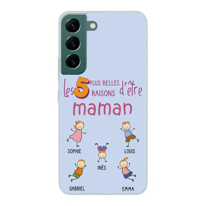 Les plus belles raisons - Coque téléphone personnalisée