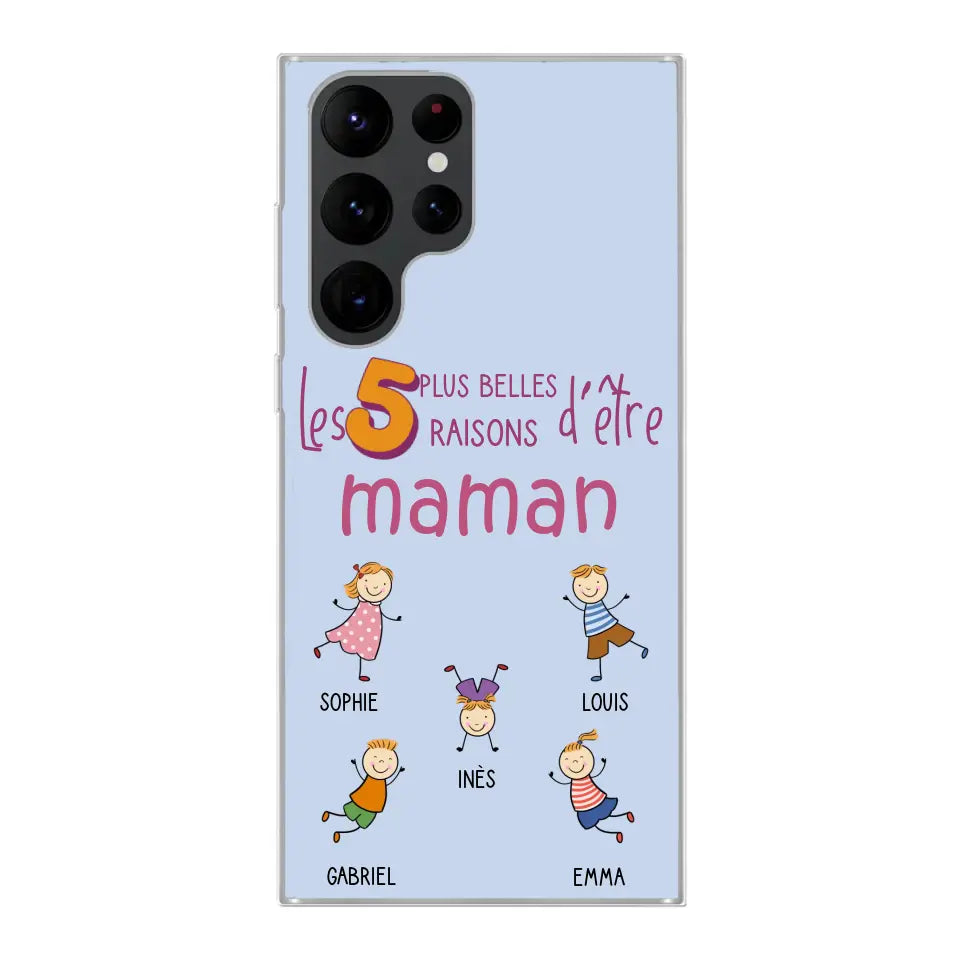 Les plus belles raisons - Coque téléphone personnalisée