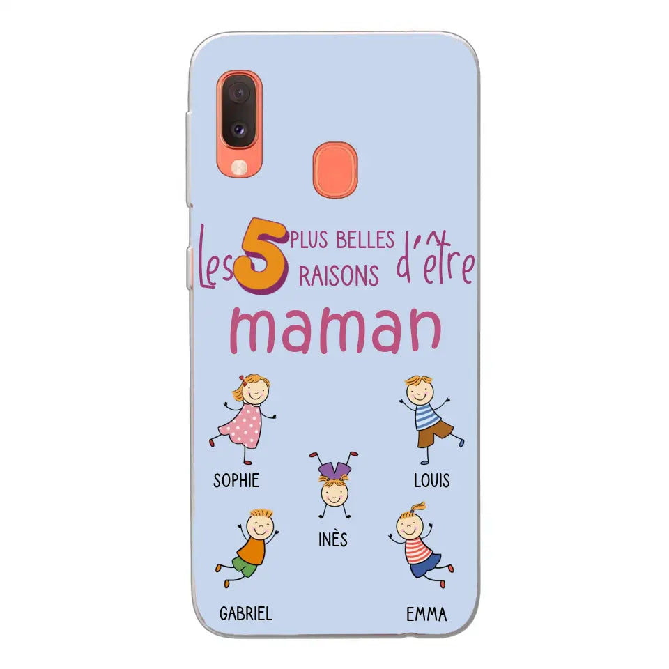 Les plus belles raisons - Coque téléphone personnalisée