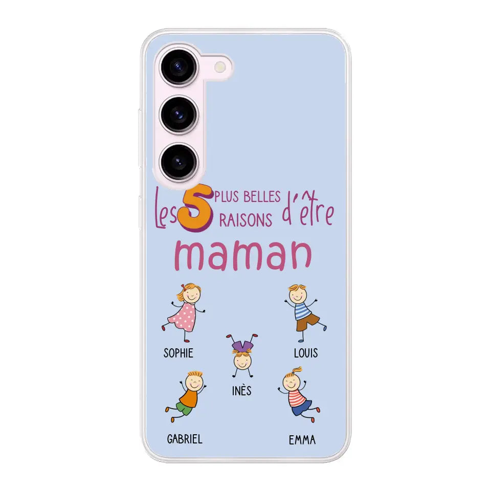 Les plus belles raisons - Coque téléphone personnalisée