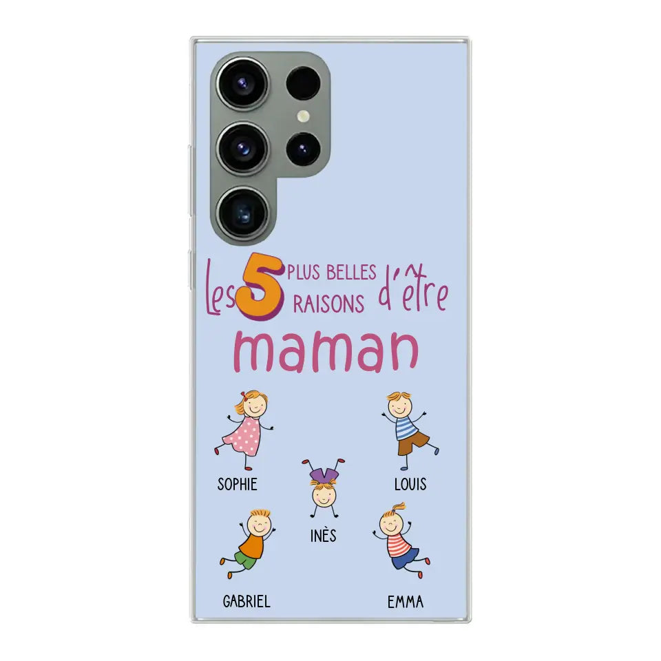 Les plus belles raisons - Coque téléphone personnalisée
