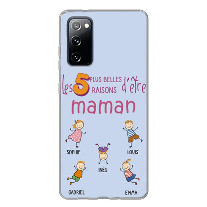 Les plus belles raisons - Coque téléphone personnalisée