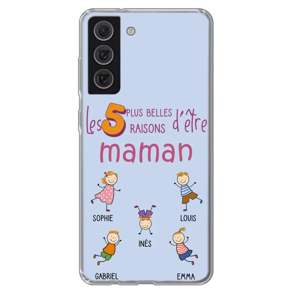 Les plus belles raisons - Coque téléphone personnalisée