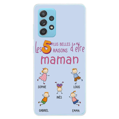 Les plus belles raisons - Coque téléphone personnalisée