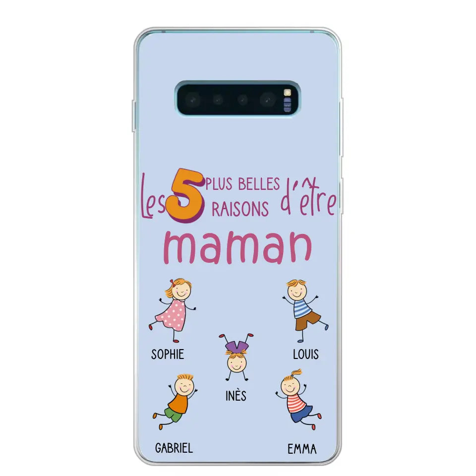 Les plus belles raisons - Coque téléphone personnalisée