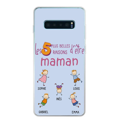 Les plus belles raisons - Coque téléphone personnalisée