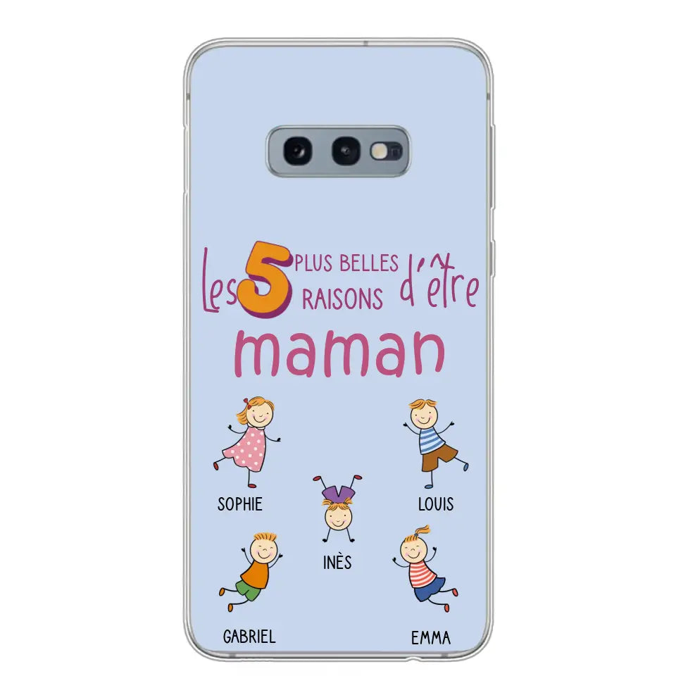 Les plus belles raisons - Coque téléphone personnalisée