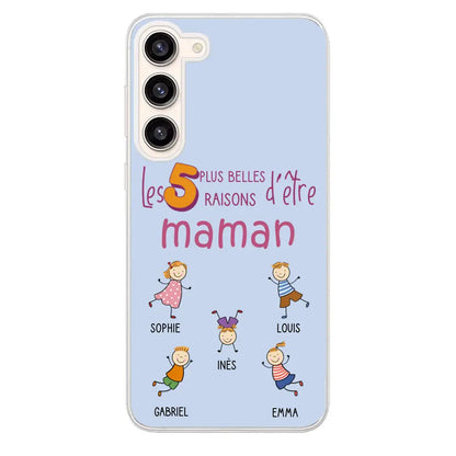 Les plus belles raisons - Coque téléphone personnalisée