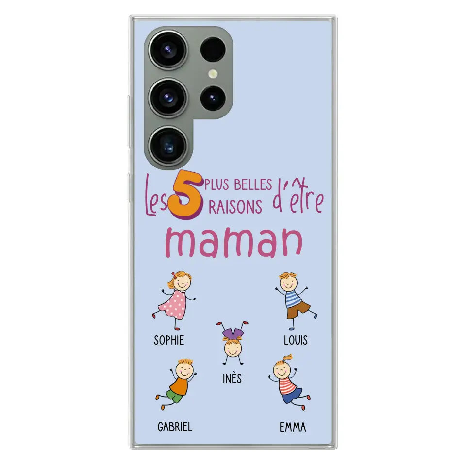 Les plus belles raisons - Coque téléphone personnalisée