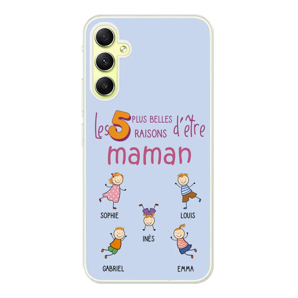 Les plus belles raisons - Coque téléphone personnalisée
