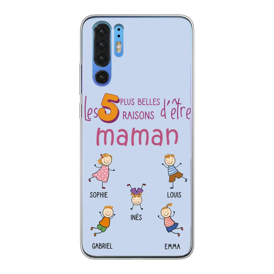 Les plus belles raisons - Coque téléphone personnalisée