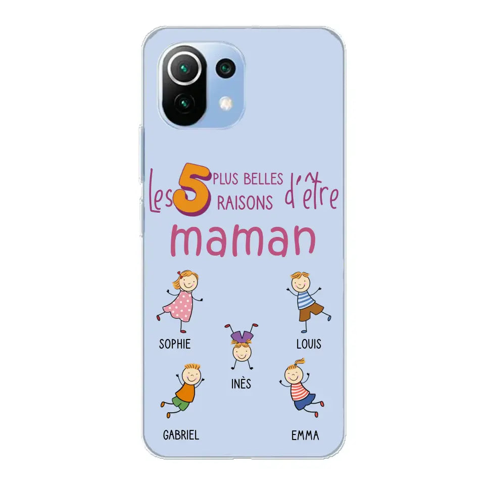 Les plus belles raisons - Coque téléphone personnalisée