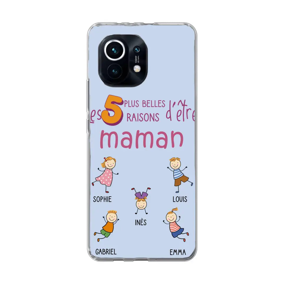 Les plus belles raisons - Coque téléphone personnalisée