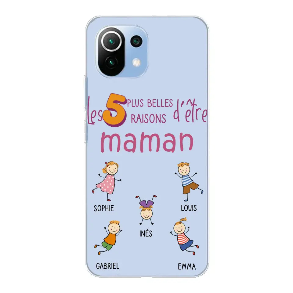 Les plus belles raisons - Coque téléphone personnalisée