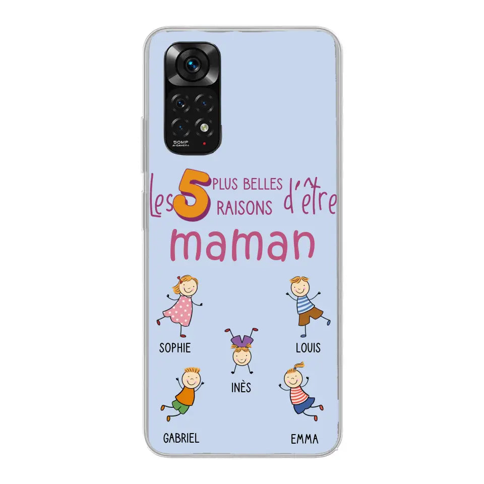 Les plus belles raisons - Coque téléphone personnalisée