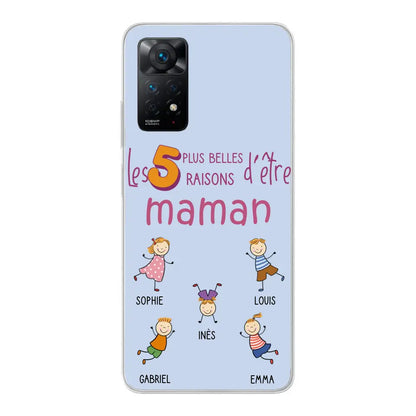 Les plus belles raisons - Coque téléphone personnalisée