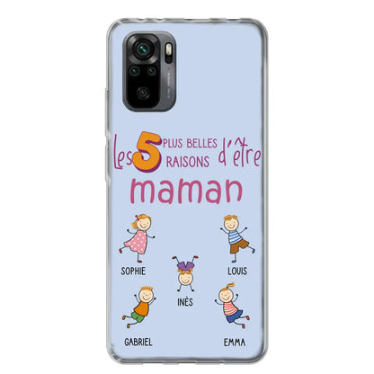 Les plus belles raisons - Coque téléphone personnalisée