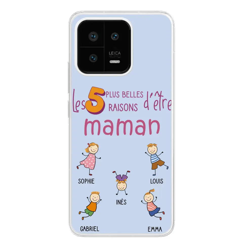 Les plus belles raisons - Coque téléphone personnalisée