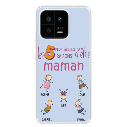 Les plus belles raisons - Coque téléphone personnalisée